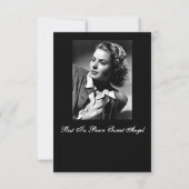 Fête de la vie. Invitation funéraire. (Dos)