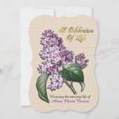 Fête de la vie Invitation Lilacs (Devant)