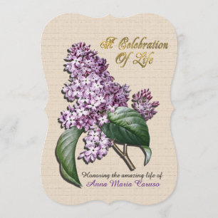 Fête de la vie Invitation Lilacs