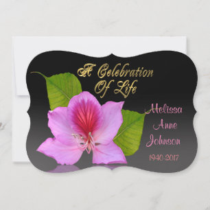 Fête de la vie Invitation Orchidée