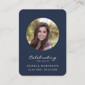 Fête de la vie Photo Funérailles Carte de prière b (Devant)