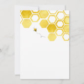Fête de l'abeille Invitation d'anniversaire (Dos)
