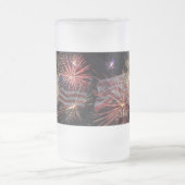 Fête de l'Amérique Frosted Glass Beer Mug (Centre)