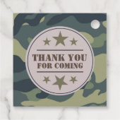 Fête de l'armée, étiquette de camouflage (Dos)