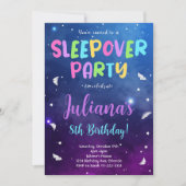 Fête de l'aube colorée Invitation d'anniversaire (Devant)