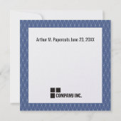 Fête de l'employé 20 ans carte cadeau (Dos)