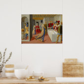 Fête de l'Hérode - Benozzo Gozzoli Poster des Beau (Cuisine)