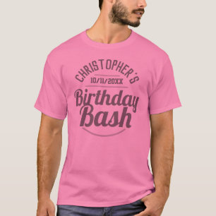 Fête de l'homme d'un T-shirt d'anniversaire