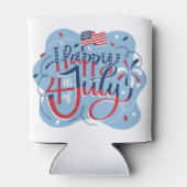 Fête de l'Indépendance 4 juillet Glacière Koozie (Dos)