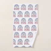 Fête de l'Indépendance Aigle américain (Serviette à main)