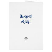 Fête de l'Indépendance Aigle américain (Dos)