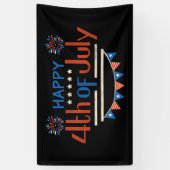 Fête de l'indépendance du 4 juillet Bannière en vi (Vertical)