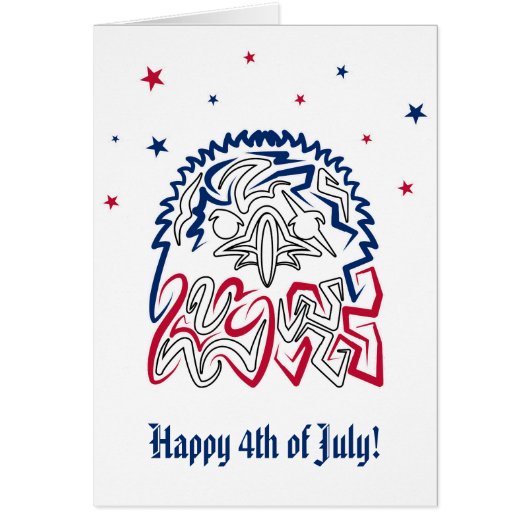 Fête de l'Indépendance Étoiles d'aigle américain (Devant)