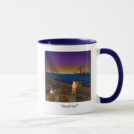 Fête de l'Indépendance Humour café Mug (Droite)