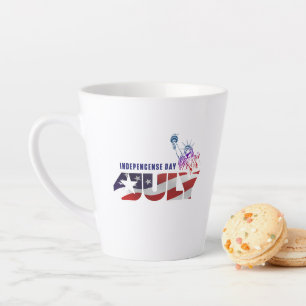 Fête de l'Indépendance Mug à Latte