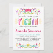 Fête de l'mariée d'invitation de Fiesta Invitation (Devant)