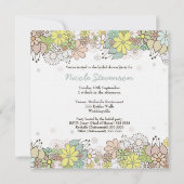 Fête de l'mariée White naturel Invitation personna (Dos)