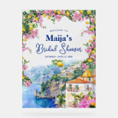 Fête de mariage aquarelle Côte d'Amalfi citrons ro (Recto)