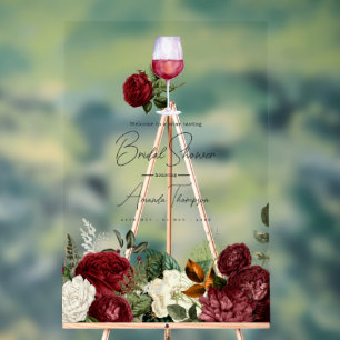 Fête de mariage avec dégustation de vin floral rou