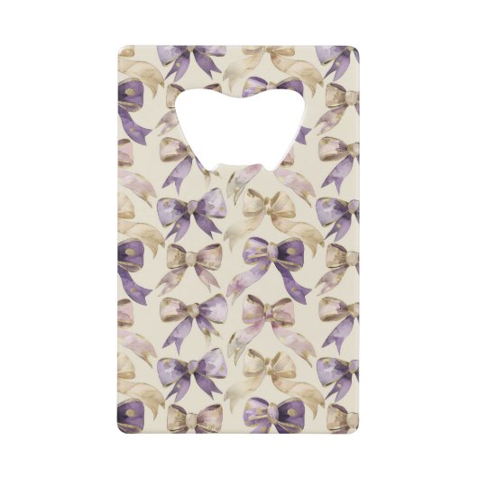 Fête de mariage avec des nœuds dorés violets (Devant)