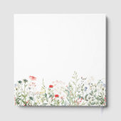 Fête de mariage champ de fleurs sauvages (Verso)