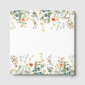 Fête de mariage champêtre avec des fleurs sauvages (Verso)