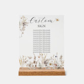 Fête de mariage champêtre Bohème Élégant Rustique (Recto)