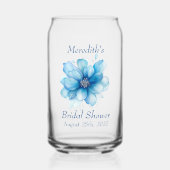 Fête de mariage élégante aux fleurs bleues (Recto)