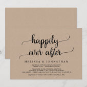 Fête de mariage éternel, faire-part de mariage en  (Devant / Derrière)