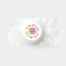 Fête de mariage floral aquarelle rose