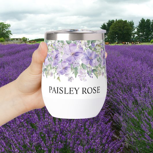 Fête de mariage floral élégant violet