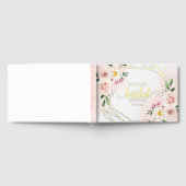 Fête de mariage géométrique floral rose doré  (Complet)