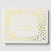 Fête de mariage Gilded Garden Feuille d'or (Recto)