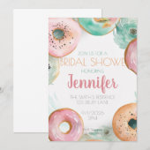 Fête de mariage - Invitation Donut (Devant / Derrière)