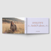 Fête de Mariage Lavande Écriture Photo Cœur (Complet)