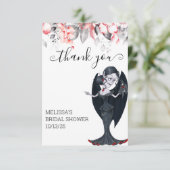 Fête de mariage Vampire Halloween merci (Debout devant)