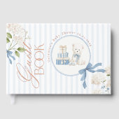 Fête de naissance de bébé garçon Ourson Coquette n (Recto)