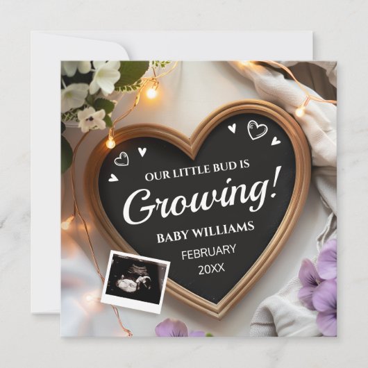 Fête de naissance Faire-part bébé (Devant)