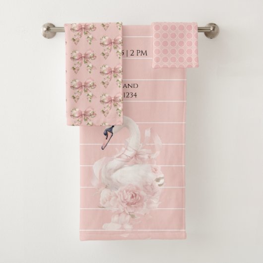 Fête de naissance fille à l'arc rose (En situation)
