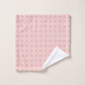 Fête de naissance fille à l'arc rose (Gant de toilette)