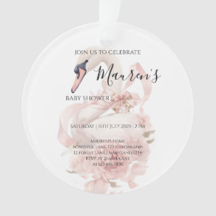 Fête de naissance fille à ruban rose