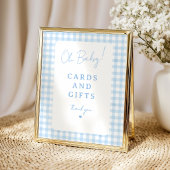 Fête de naissance garçon déco de table en vichy bl
