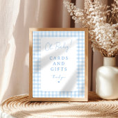 Fête de naissance garçon déco de table en vichy bl