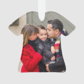 Fête de Noël avec photo de famille à deux faces (dos)