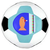 Fête de Noël Boule de football de poisson rouge (Tourné)