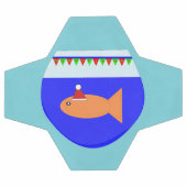 Fête de Noël Boule de football de poisson rouge (Plat)