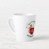 Fête de Noël Cheer Mug avec l'homme en pain d'épic (Angle gauche)