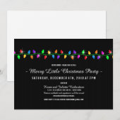 Fête de Noël classique Invitation (Devant / Derrière)