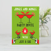 fête de noël cocktail boissons invitation (Debout devant)