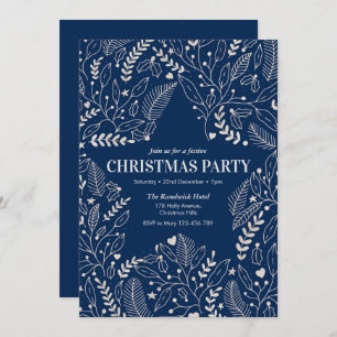 Fête de Noël de la Marine Invitation vedette et sa